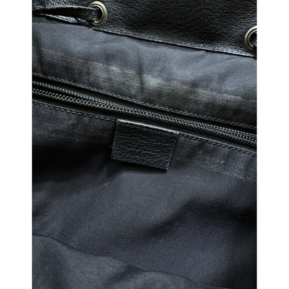 GUCCI Jackie Line 114551 Backpack GG Canvas Daypack Black Logo Vintage - Picture 12 of 15